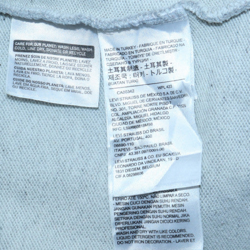 Levi's Men's Grey Logo Pullover Hoodie Size S