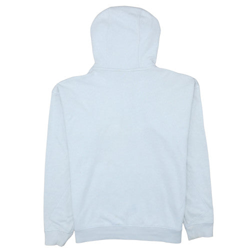 Nike Men's White Full Zip Hoodie Size M Fleece Regular Fit