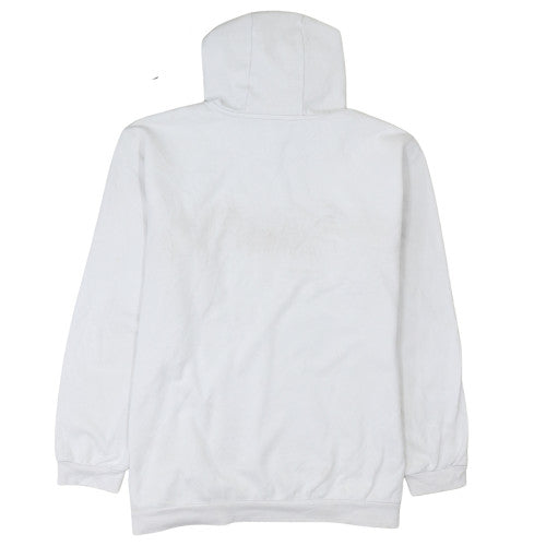 Adidas Men's White 2XL Pullover Hoodie with Logo