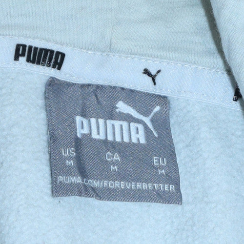 Puma Women's White Hoodie Medium Pullover Hooded Sweatshirt