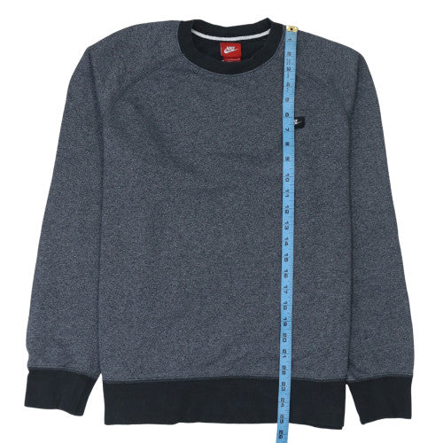Nike Mens Grey Crew Neck Pullover Sweatshirt L Regular Fit