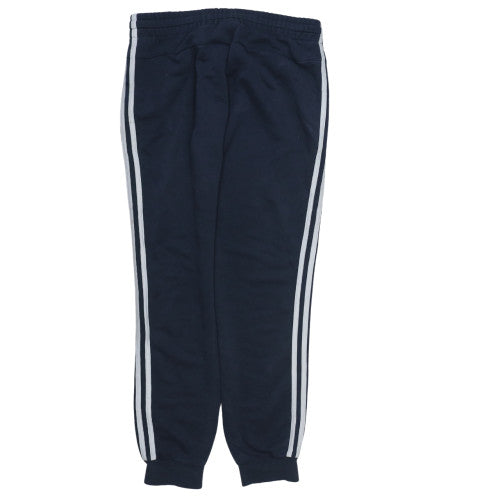 Adidas Women's Blue Jogger Trousers M Fleece Elastic Waist
