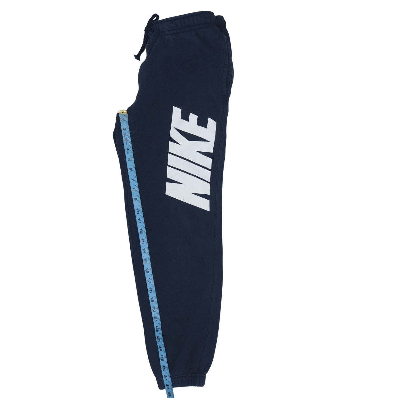Nike Men's Blue Small Logo Fleece Sweatpants Joggers