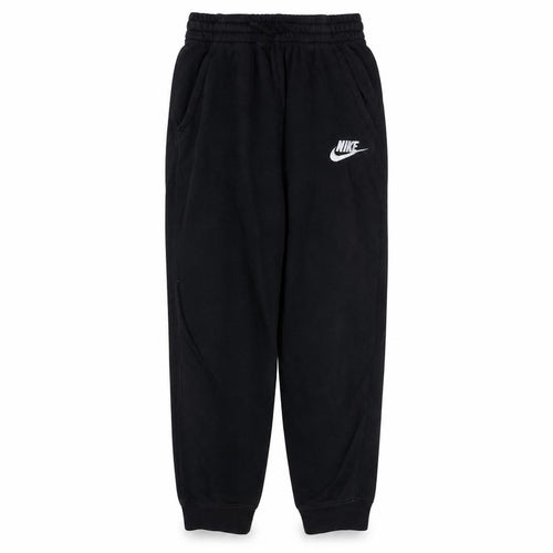 Nike Boys Black Jogger Trousers L 147-158cm Elastic Waist Fleece Sweatpants