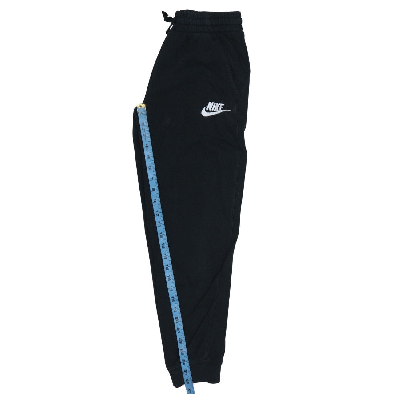 Nike Boys Black Jogger Trousers L 147-158cm Elastic Waist Fleece Sweatpants