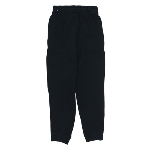 Nike Boys Black Jogger Trousers L 147-158cm Elastic Waist Fleece Sweatpants