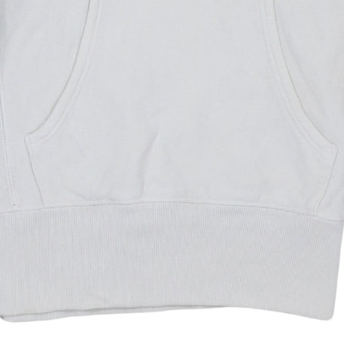 Champion Mens White Medium Pullover Hoodie Sweatshirt