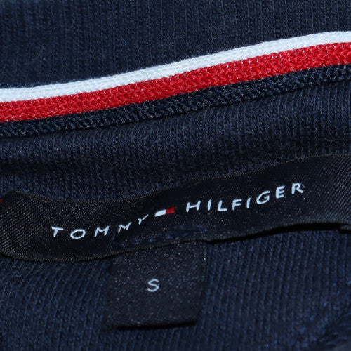 Tommy Hilfiger Men's Blue Logo Tape Crew Neck Sweatshirt Size S