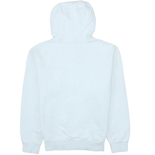 Nike Men's White Pullover Hoodie Small Fleece Logo Sweatshirt