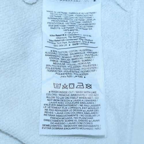 Nike Men's White XL Pullover Sweatshirt Crew Neck Graphic Logo