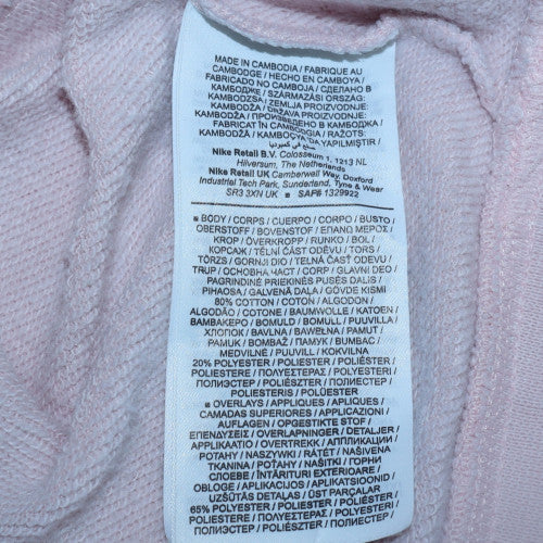 Nike Women’s Pink Pullover Hoodie XS Hooded Graphic Sweatshirt