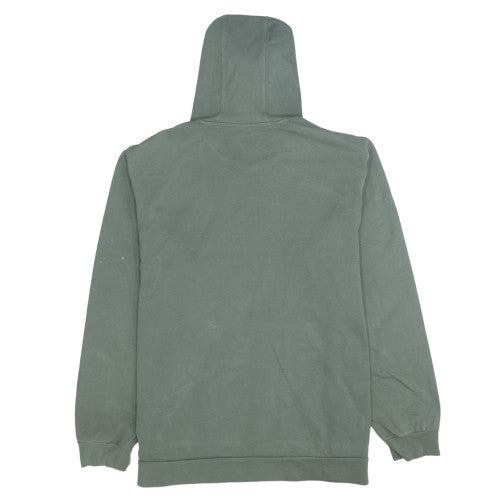 Adidas Men’s Green Pullover Hoodie L Regular Fit Sports Fleece