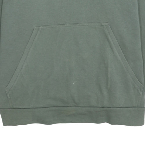 Adidas Men’s Green Pullover Hoodie L Regular Fit Sports Fleece