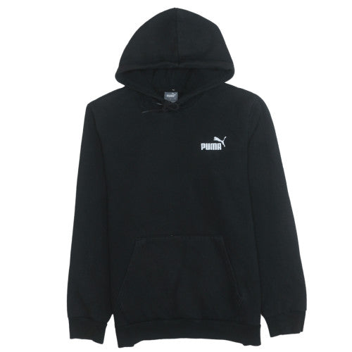 Puma Men's Black Pullover Hoodie Size M Regular Fit Sportswear