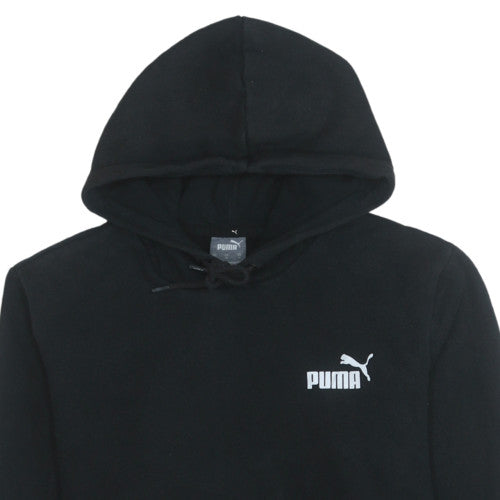 Puma Men's Black Pullover Hoodie Size M Regular Fit Sportswear