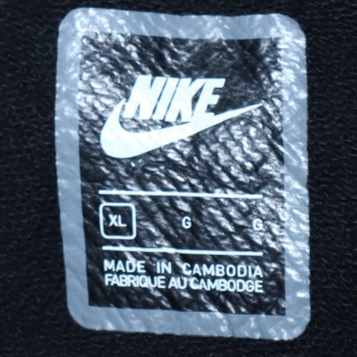 Nike Men’s Black XL Pullover Air Max Hoodie with Logo Design