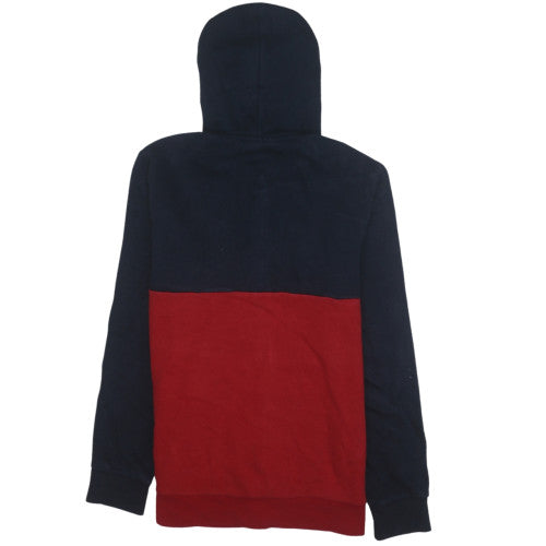 Champion Boys Navy Red Full Zip Hoodie Size 13-14 Years Cotton Blend