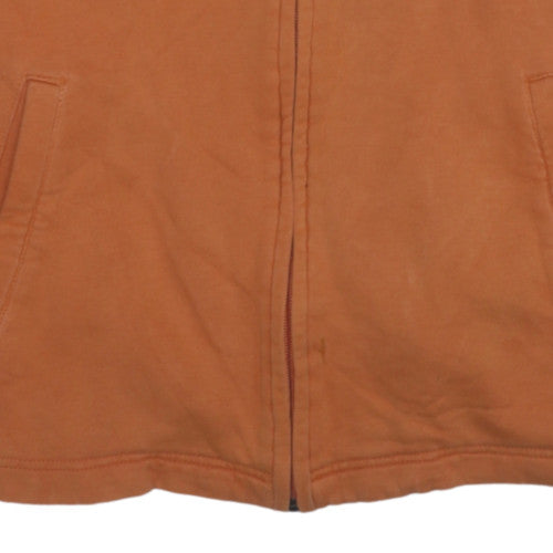 Kappa Men's Brown Full Zip Fleece Sweatshirt Size M Regular