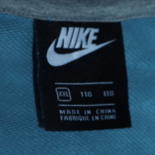 Nike Men's Blue 2XL Crew Neck Pullover Sweatshirt