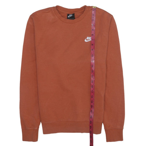 Nike Men's Brown XS Crew Neck Pullover Sweatshirt