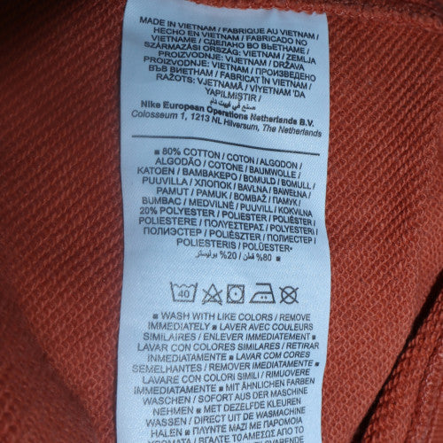 Nike Men's Brown XS Crew Neck Pullover Sweatshirt