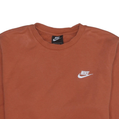 Nike Men's Brown XS Crew Neck Pullover Sweatshirt