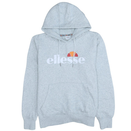 Ellesse Men's Grey L Pullover Hoodie Logo Sweatshirt