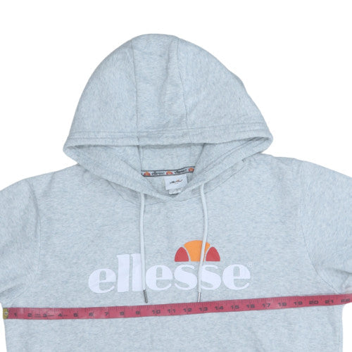 Ellesse Men's Grey L Pullover Hoodie Logo Sweatshirt