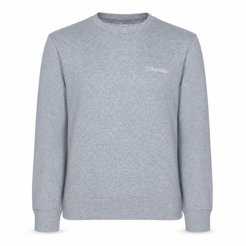 Calvin Klein Women Grey Long Sleeve Pyjama Top M Fleece Sleepwear