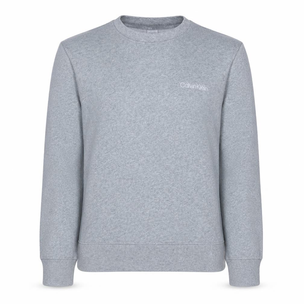 Calvin Klein Women Grey Long Sleeve Pyjama Top M Fleece Sleepwear