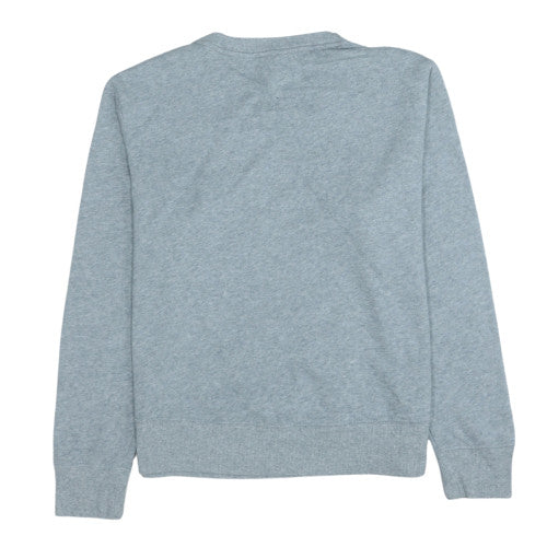 Calvin Klein Women Grey Long Sleeve Pyjama Top M Fleece Sleepwear
