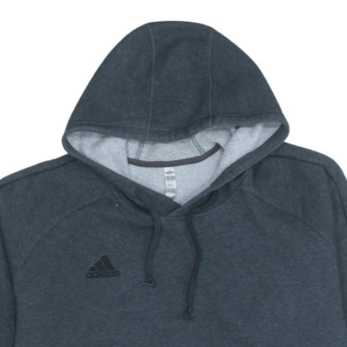 Adidas Men's Grey 2XL Pullover Hoodie Fleece Sweatshirt