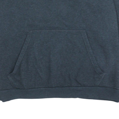 Adidas Men's Grey 2XL Pullover Hoodie Fleece Sweatshirt