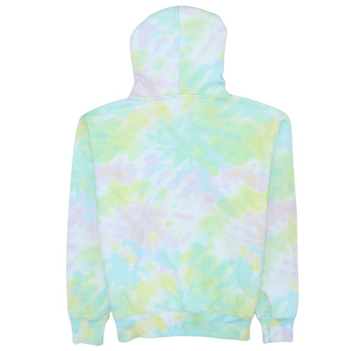 Champion Women's Multicoloured Tie Dye Hoodie Small Pullover Cotton Blend