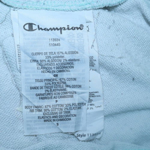 Champion Women's Multicoloured Tie Dye Hoodie Small Pullover Cotton Blend