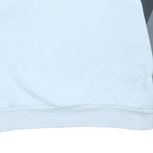 Fila Mens White XS Crew Neck Pullover Sweatshirt Cotton Blend