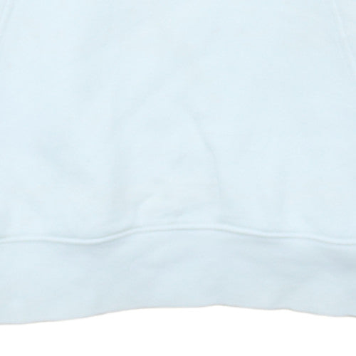 Nike Men's White Pullover Hoodie Small Fleece Logo Sportswear