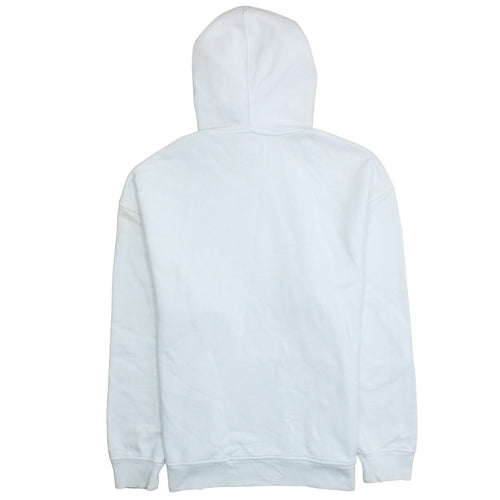 Levi's Men's White Pullover Hoodie M Relaxed Fit Logo Fleece