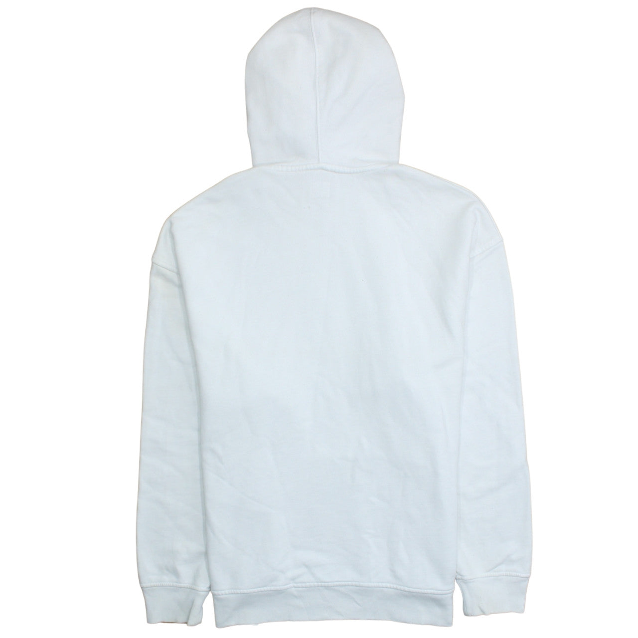 Levi's Men's White Pullover Hoodie M Relaxed Fit Logo Fleece