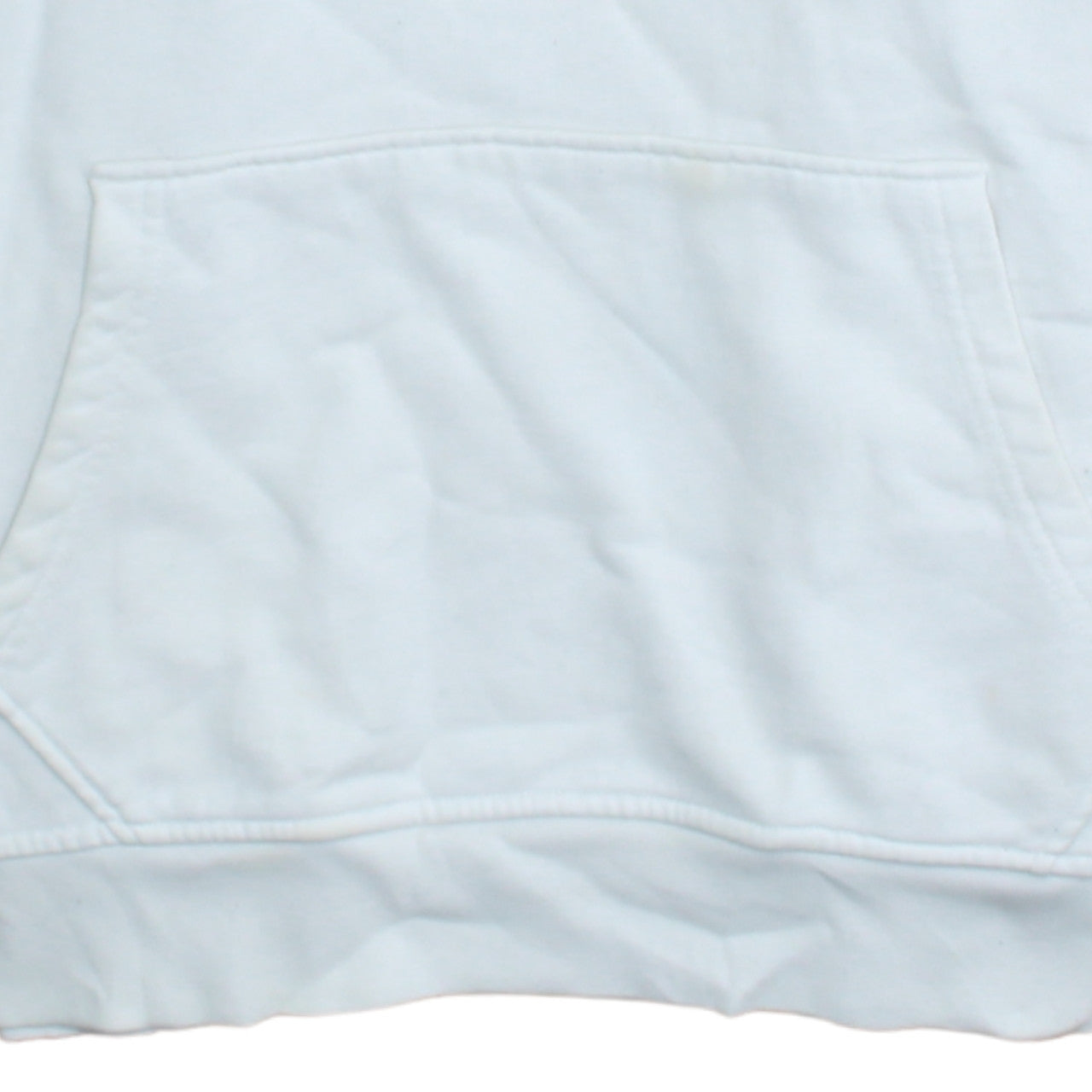 Levi's Men's White Pullover Hoodie M Relaxed Fit Logo Fleece