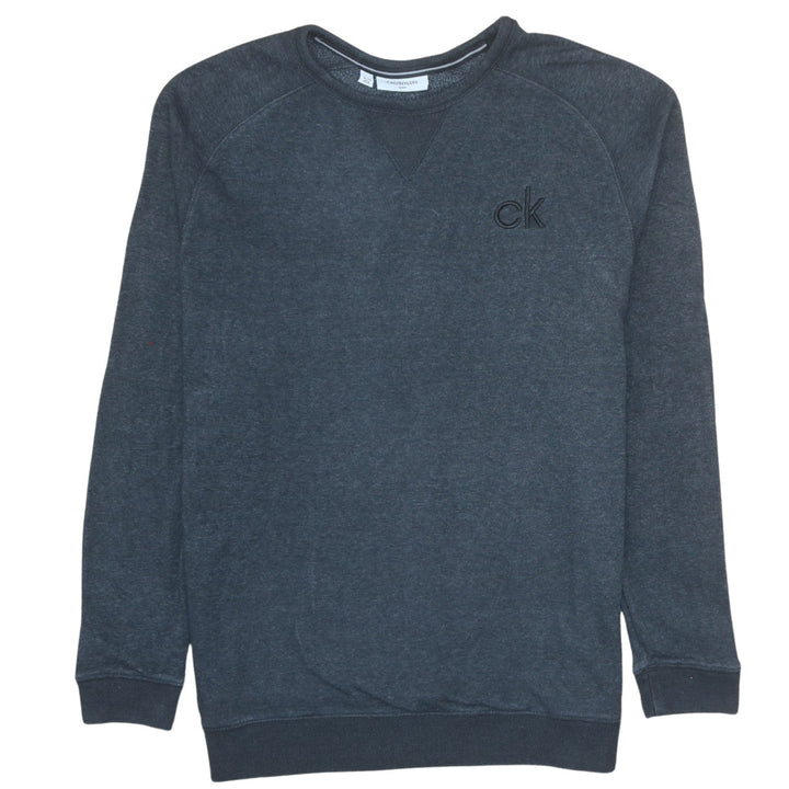 Calvin Klein Men’s Grey Pullover Sweatshirt 2XL Golf Crew Neck