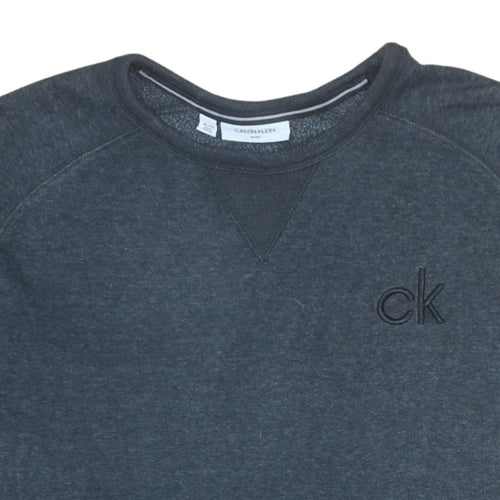 Calvin Klein Men’s Grey Pullover Sweatshirt 2XL Golf Crew Neck