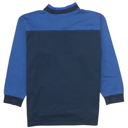Nike Boys Blue Pullover Sweatshirt M 10-12 Years Fleece Crew Neck Logo