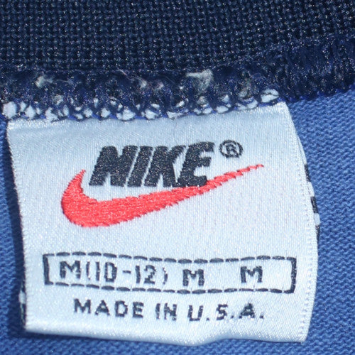 Nike Boys Blue Pullover Sweatshirt M 10-12 Years Fleece Crew Neck Logo