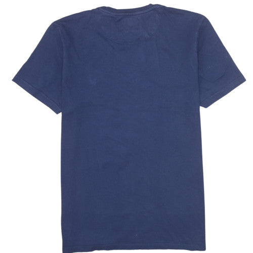 Lyle & Scott Men's Blue Cotton Crew Neck Short Sleeve T-Shirt Size M
