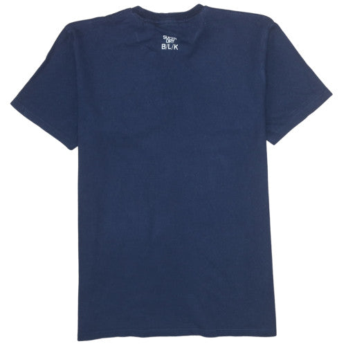 Superdry Men's Blue Black Label Edition T-Shirt Large Classic Style