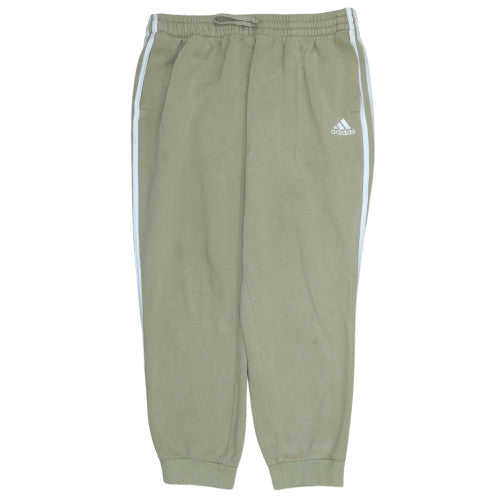 Adidas Men's Green XL Jogger Sweatpants with Drawstring Waist