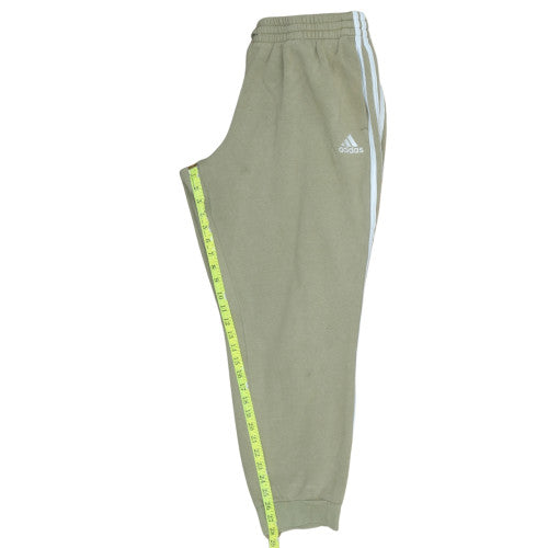 Adidas Men's Green XL Jogger Sweatpants with Drawstring Waist