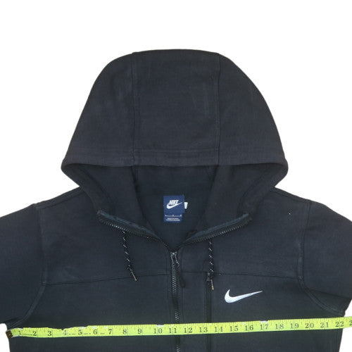 Nike Men's Black Full Zip Hoodie Size L Regular Fit Sportswear