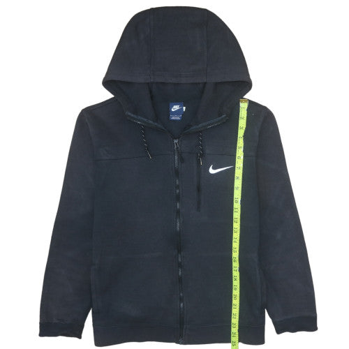Nike Men's Black Full Zip Hoodie Size L Regular Fit Sportswear